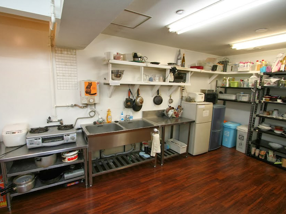 Large kitchen.